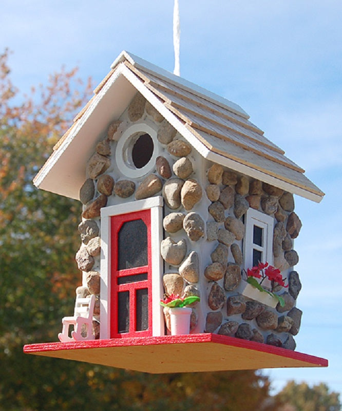 Guest Cottage Stone Bird House