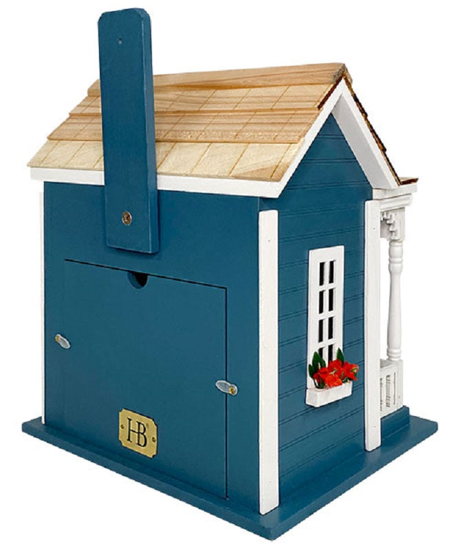 Bristol Cottage Bird House, Blue