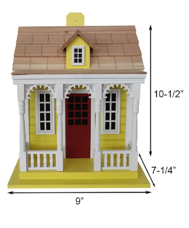 Bristol Cottage Bird House, Yellow