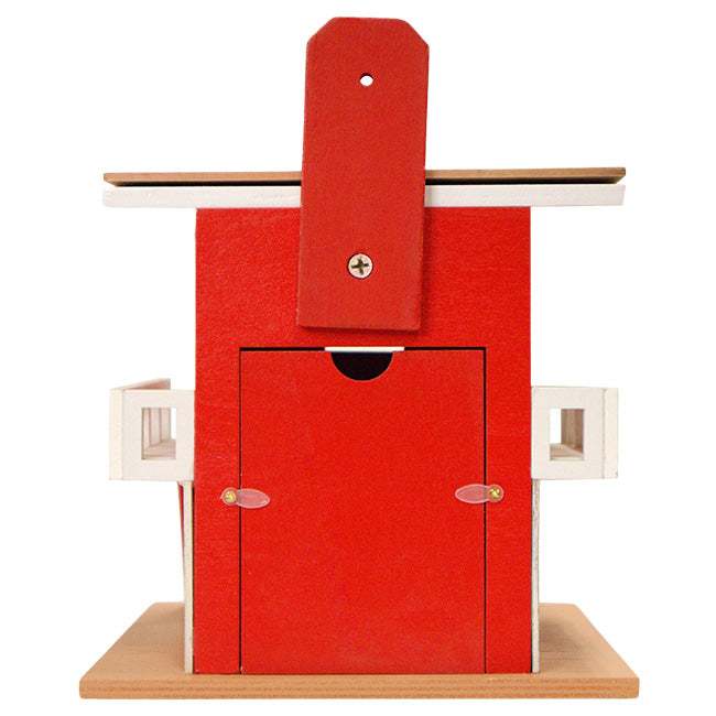 South Padre Island Lifeguard Shack w/Texas Flag Bird House