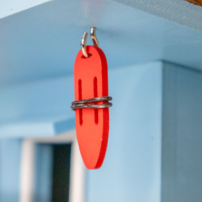 Lifeguard Shack Bird House, Blue