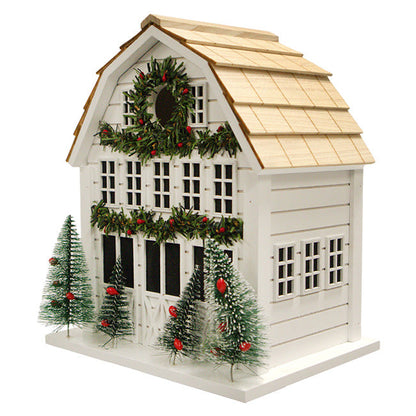Holly Cottage White Bird House