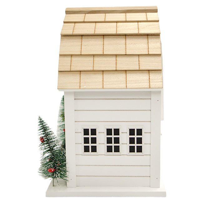 Holly Cottage White Bird House