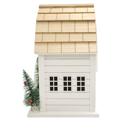 Holly Cottage White Bird House