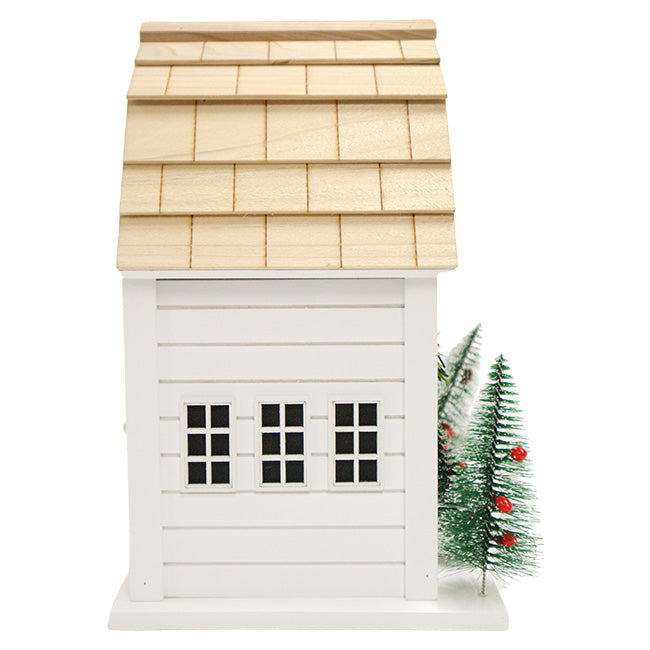 Holly Cottage White Bird House