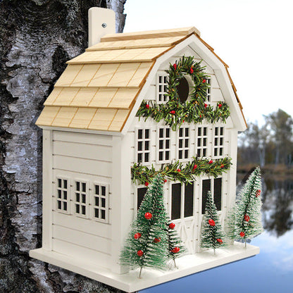 Holly Cottage White Bird House