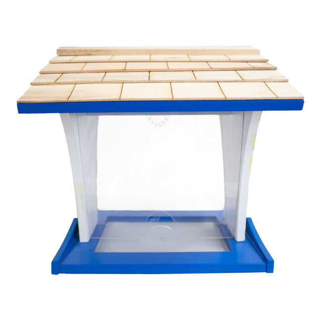 Happy Hopper Bird Feeder, Bluebird with Camellia