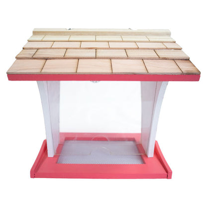 Happy Hopper Bird Feeder, Cherry Blossom with Chickadee