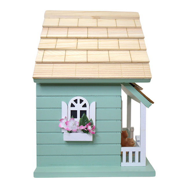 Kitty Cottage Bird House, Green