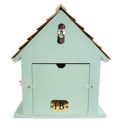Kitty Cottage Bird House, Green