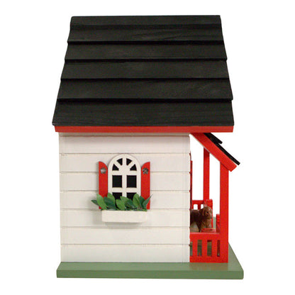 Bow Wow Bird House, White