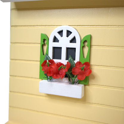 Bunny House BirdHouse, Yellow
