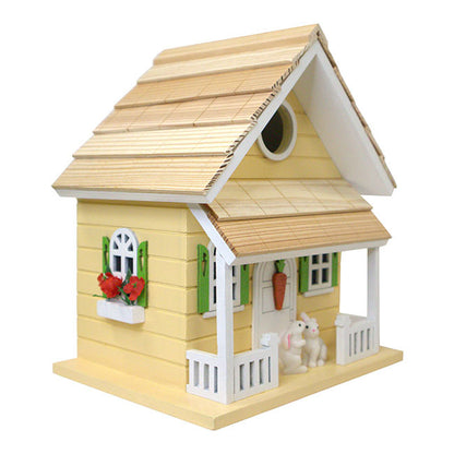 Bunny House BirdHouse, Yellow