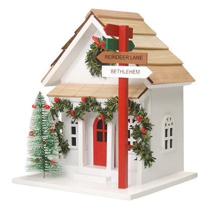 Sign Post Holiday House Bird House