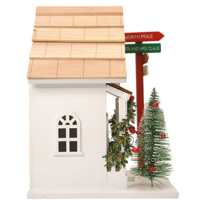 Sign Post Holiday House Bird House