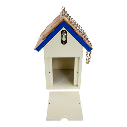 Cottage Bird House, Bluebirds and Camellia