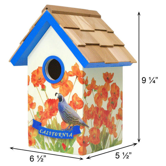 California Bird Cottage, Orange Blossom - BIRDLOVER