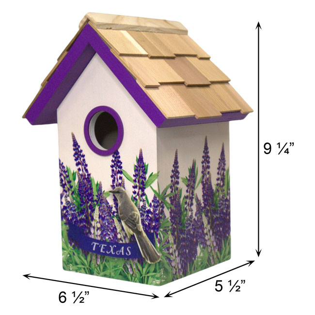 Bird Cottage for Texas, Mockingbird and Bluebonnet