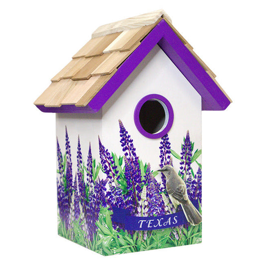 Bird Cottage for Texas, Mockingbird and Bluebonnet - BIRDLOVER