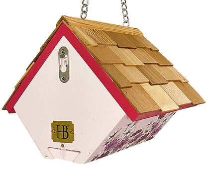 Hanging Wren House with Floral Print