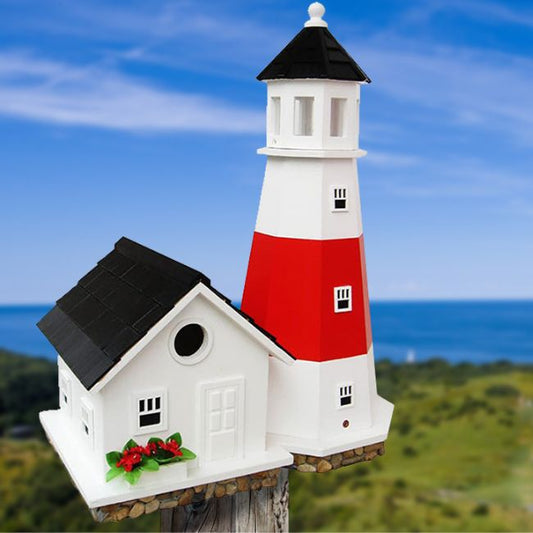 Montauk Point Lighthouse Bird House - BIRDLOVER