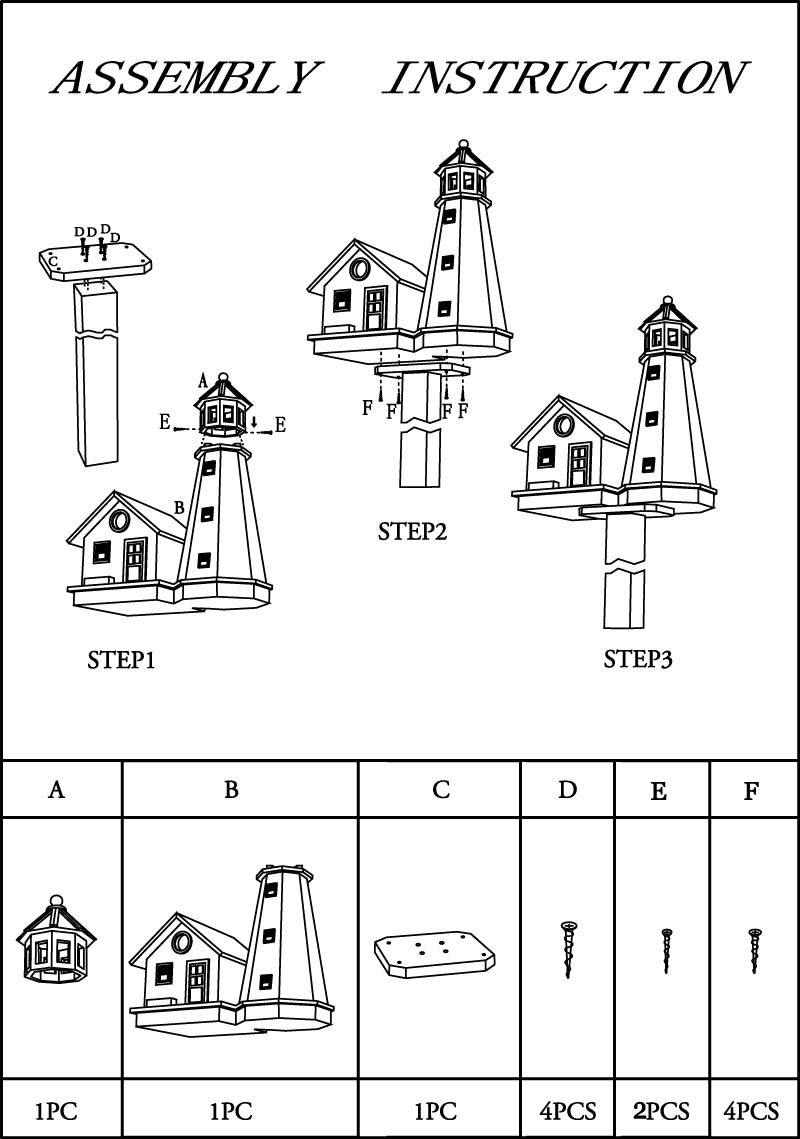 Montauk Point Lighthouse Bird House