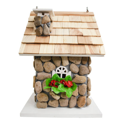 Fieldstone Fairie Bird House