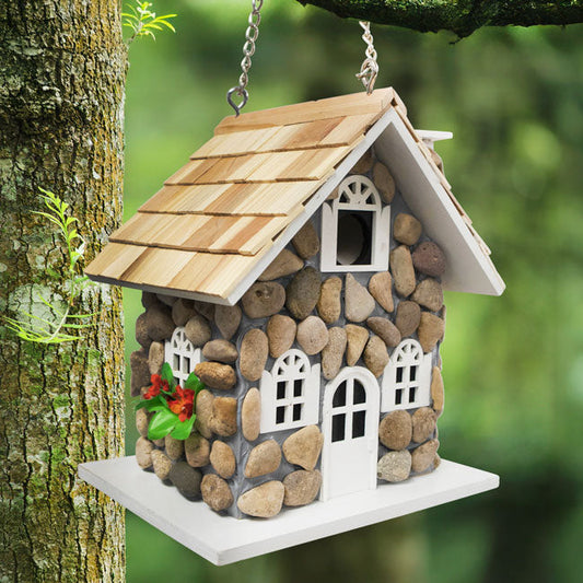 Fieldstone Fairie Bird House - BIRDLOVER