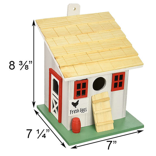 Chicken Coop Bird House, Small - BIRDLOVER