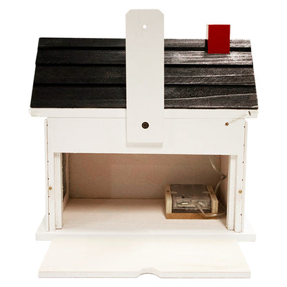Holiday Ski Chalet Bird House with LEDs