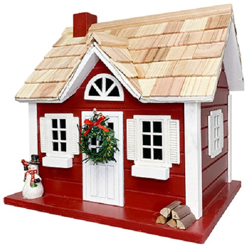 Christmas Cape Bird House with LEDs