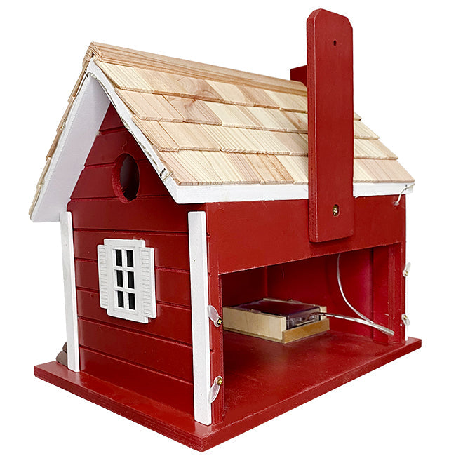 Christmas Cape Bird House with LEDs