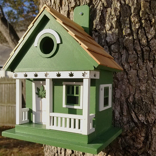 Cannabis Cottage Bird House - BIRDLOVER