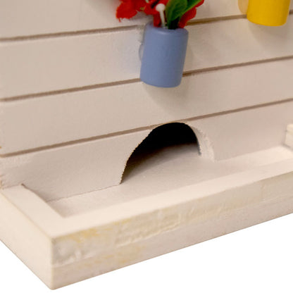 Potting Shed Bird Feeder, White
