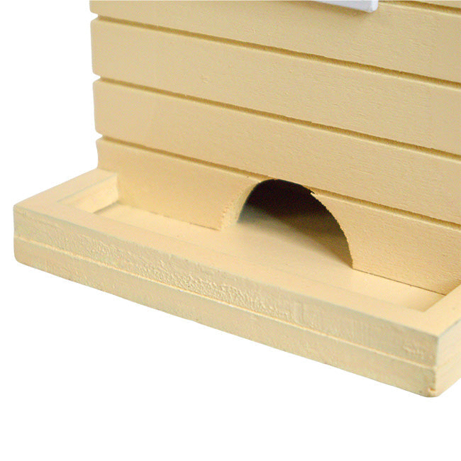 Potting Shed Bird Feeder, Rectangular, Yellow