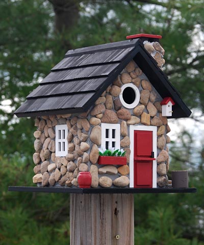 Windy Ridge Stone Bird House