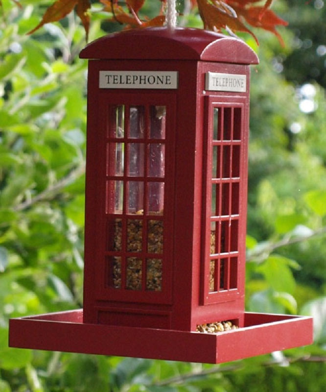 Telephone Booth Bird Feeder