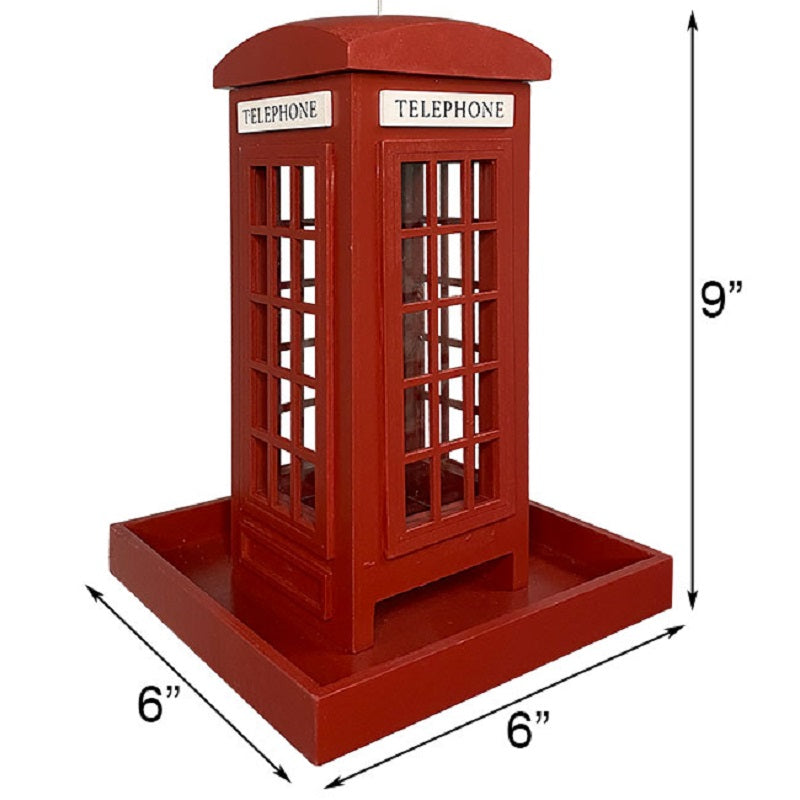 Telephone Booth Bird Feeder