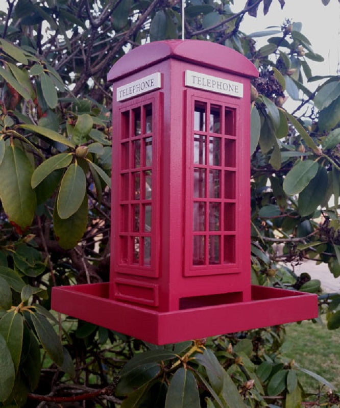 Telephone Booth Bird Feeder