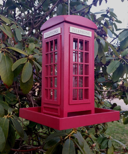 Telephone Booth Bird Feeder