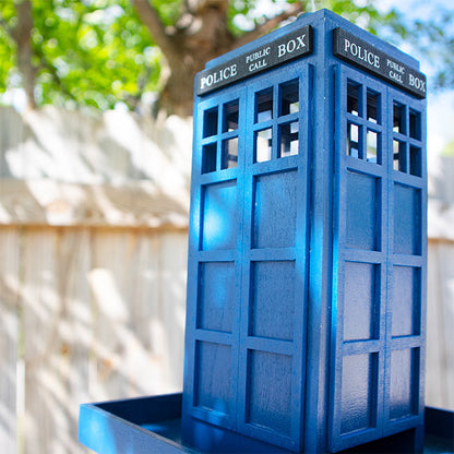 Police Call Box Bird Feeder