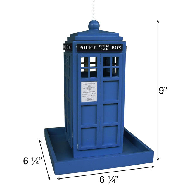 Police Call Box Bird Feeder