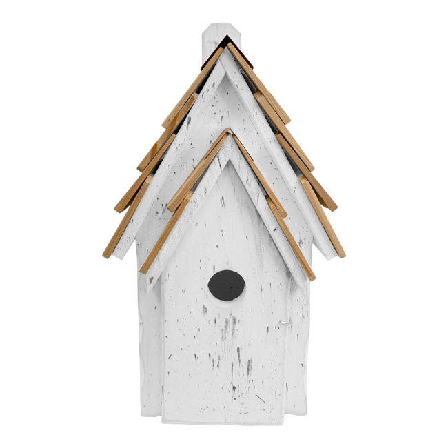 Bluebird Manor Bird House, Antique White