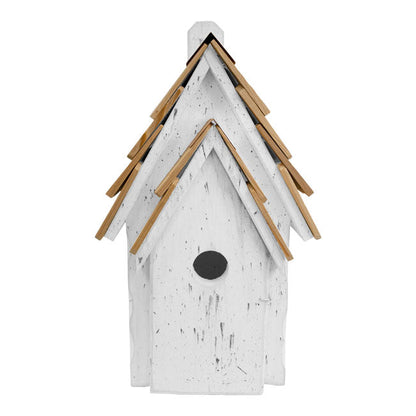 Bluebird Manor Bird House, Antique White