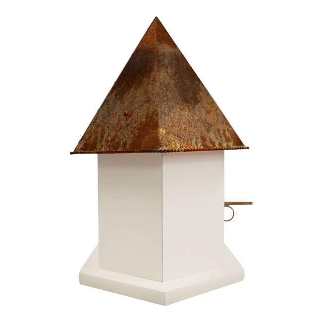 Copper Songbird Deluxe Bird House, Brown Roof