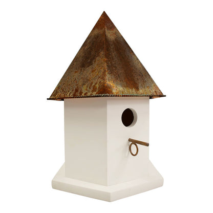 Copper Songbird Deluxe Bird House, Brown Roof