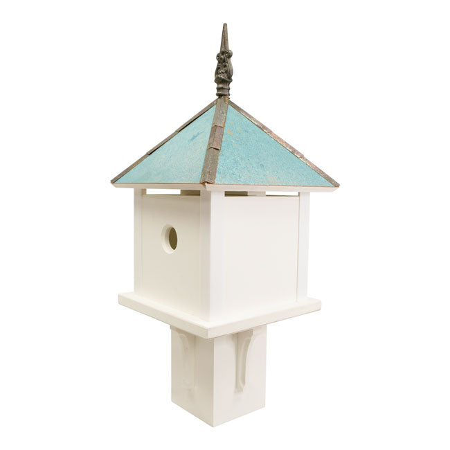 Skybox Bird House with Verdigris Roof