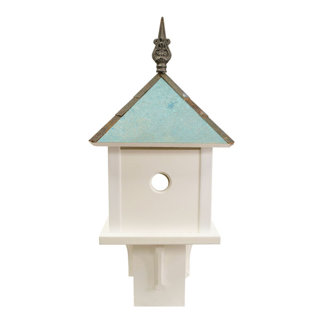 Skybox Bird House with Verdigris Roof