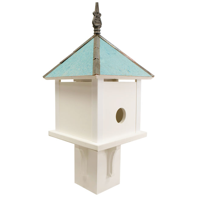 Skybox Bird House with Verdigris Roof