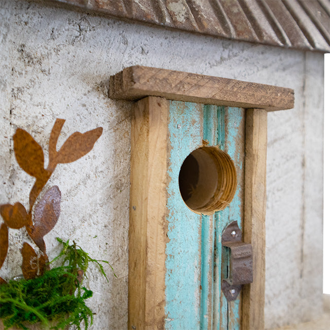 Stone Chimney Bird Cottage, White